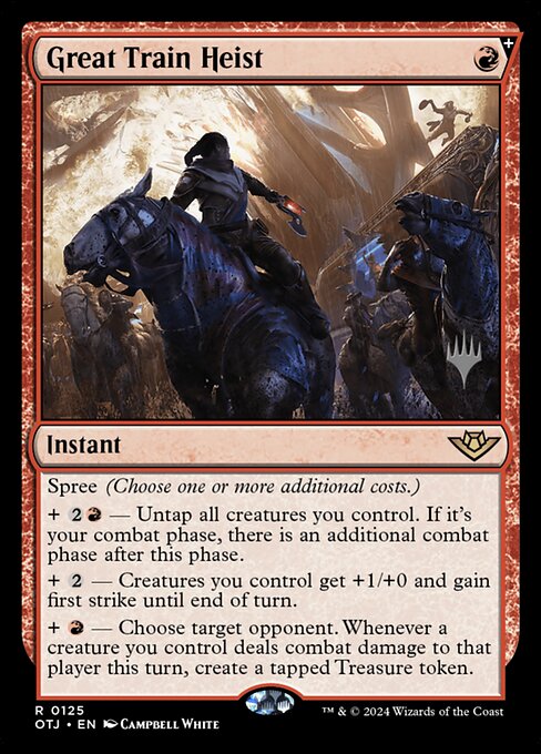 O Grande Assalto ao Trem — Outlaws of Thunder Junction Promos 125p