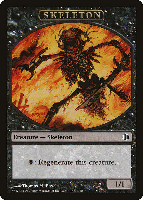 Skeleton — Shards of Alara Tokens 4