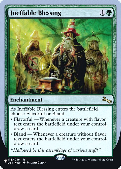 Ineffable Blessing — The List (Unfinity Foil Edition) 38