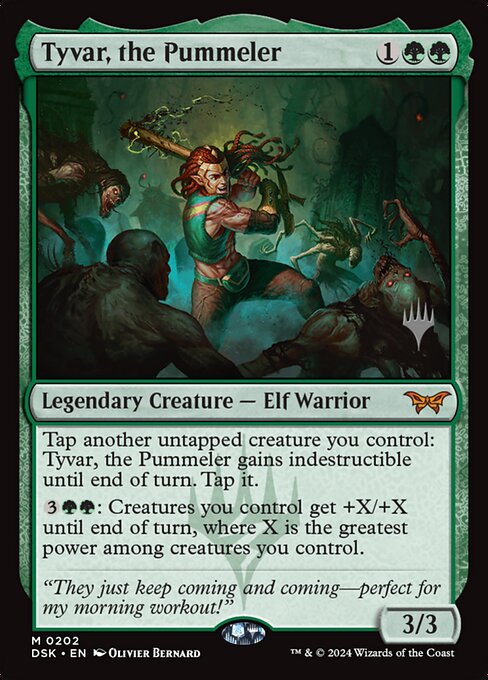 Tyvar, the Pummeler — Duskmourn: House of Horror Promos 202p