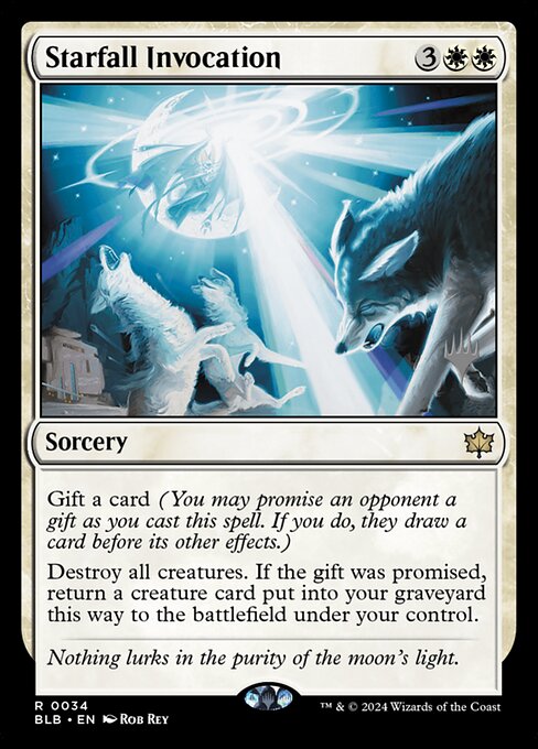 Starfall Invocation — Bloomburrow Promos 34p