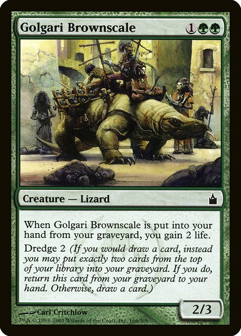 Golgari de Escama Parda — Ravnica: City of Guilds 166