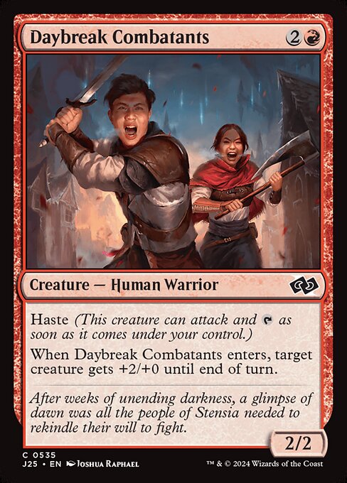 Combatentes do Raiar do Dia — Foundations Jumpstart 535