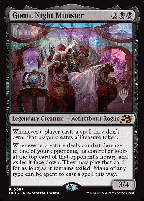 Gonti, Night Minister — Aetherdrift Promos 87p