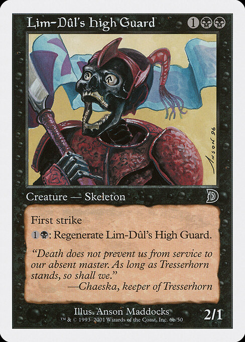 Guarda de Honra de Lim-Dûl — Deckmasters 6b