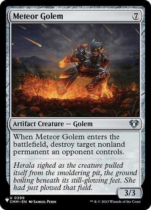 Golem Meteórico — The List CMM-399