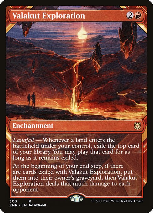 Exploração de Valakut — Zendikar Rising 303