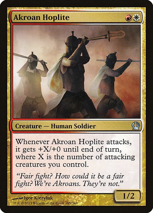 Hoplita Acrosano — Theros 185