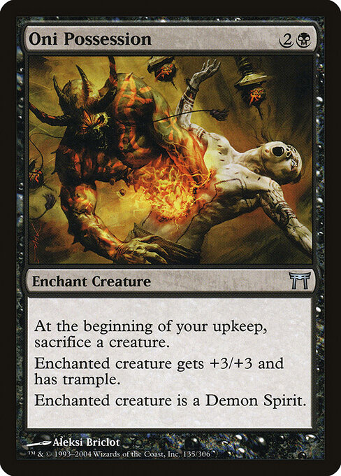 Possessão Oni — Champions of Kamigawa 135