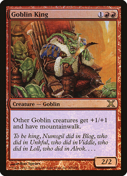 Rei dos Goblins — Tenth Edition 207★