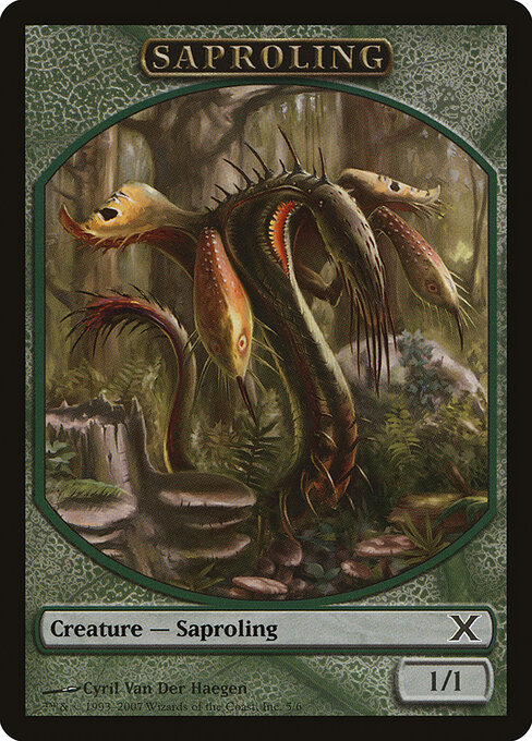 Saproling — Tenth Edition Tokens 5