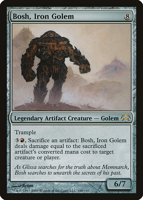 Bosh, Golem de Ferro — Planechase 108