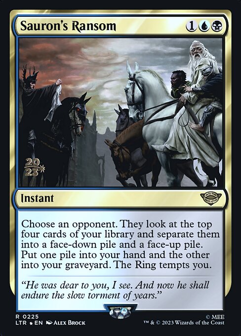 Resgate de Sauron — Tales of Middle-earth Promos 225s