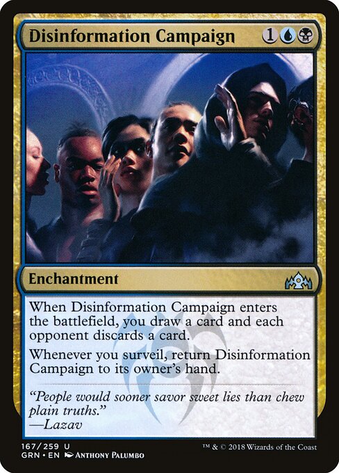 Campanha de Desinformação — Guilds of Ravnica 167
