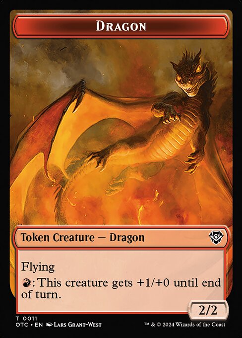 Dragon — Outlaws of Thunder Junction Commander Tokens 11