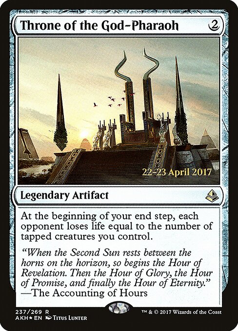 Trono do Faraó-Deus — Amonkhet Promos 237s