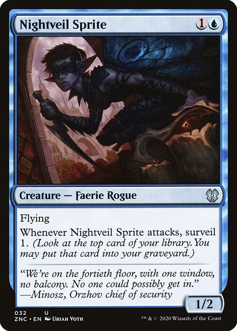 Sílfide do Véu da Noite — Zendikar Rising Commander 32