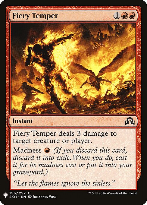 Temperamento Explosivo — The List SOI-156