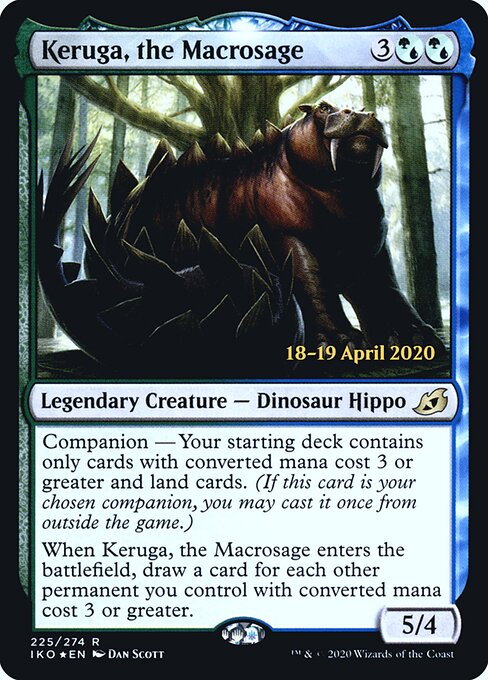 Keruga, o Macrossábio — Ikoria: Lair of Behemoths Promos 225s