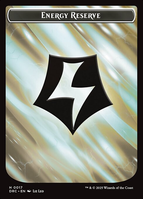 Energy Reserve — Aetherdrift Commander Tokens 17