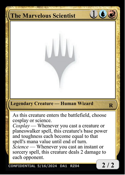 The Marvelous Scientist — Unknown Event RZ04j