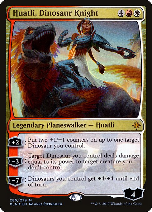 Huatli, Cavaleira dos Dinossauros — Ixalan 285