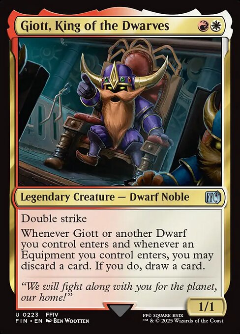 Giott, King of the Dwarves — Final Fantasy 223