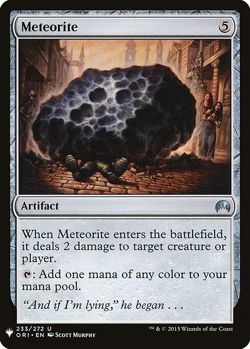 Meteorito — The List ORI-233