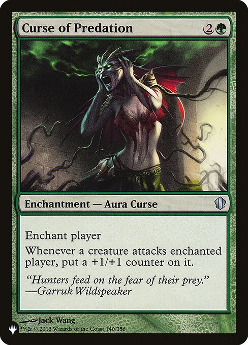 Curse of Predation — The List C13-140