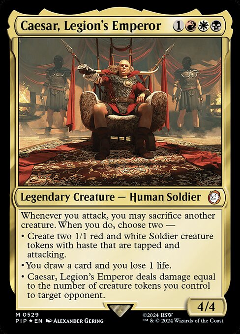Caesar, Legion's Emperor — Fallout 529
