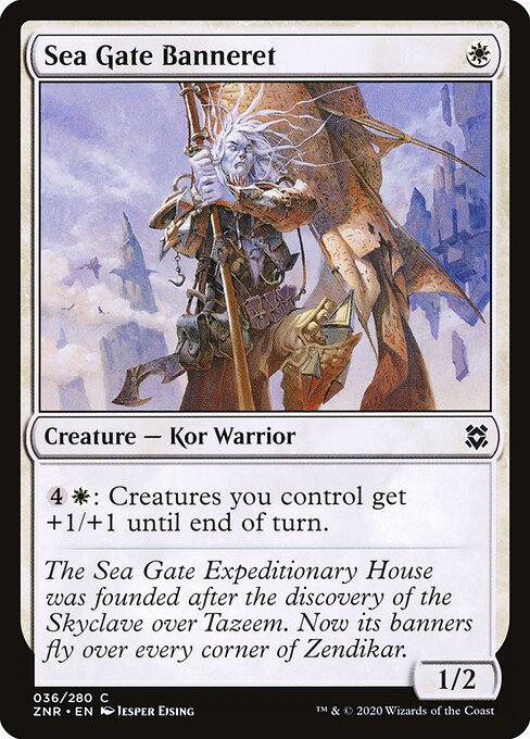 Porta-estandarte de Portão Marinho — Zendikar Rising 36