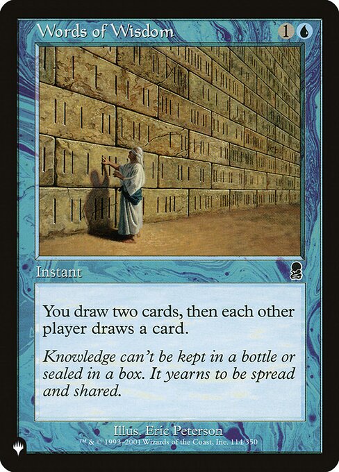 Palavras de Sabedoria — The List ODY-114