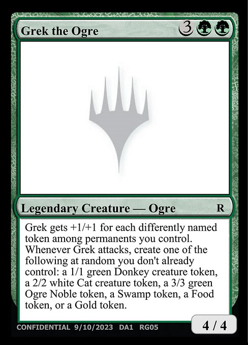 Grek the Ogre — Unknown Event RG05a