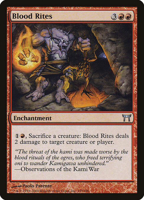 Ritos de Sangue — Champions of Kamigawa 159