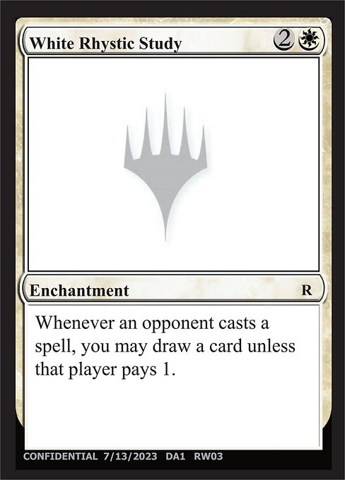 White Rhystic Study — Unknown Event RW03f