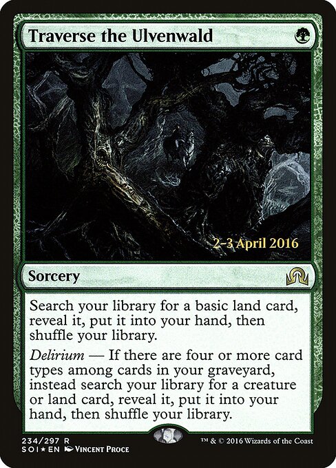 Atravessar Ulvenwald — Shadows over Innistrad Promos 234s