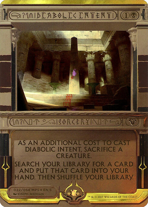 Intento Diabólico — Amonkhet Invocations 22