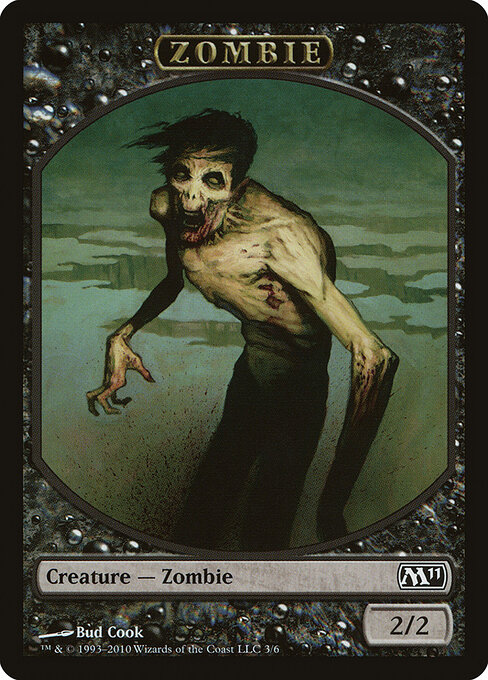 Zombie — Magic 2011 Tokens 3