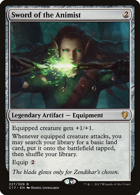 Espada da Animista — Commander 2017 227