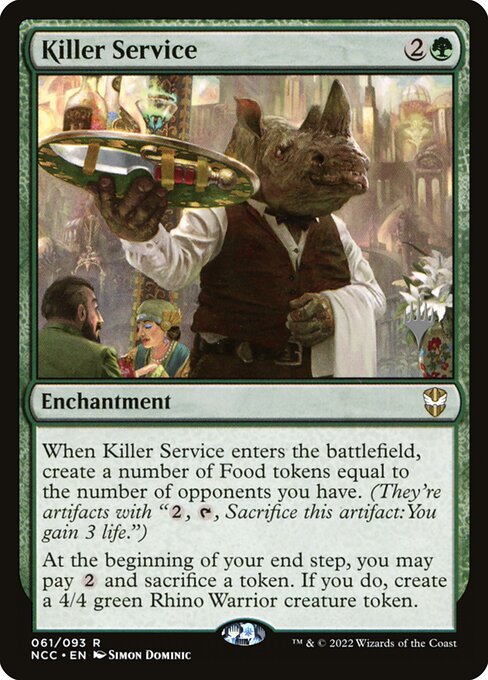 Atendimento de Matar — New Capenna Commander Promos 61p