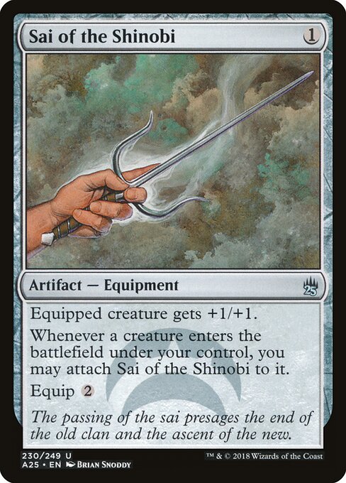 Sai of the Shinobi — Masters 25 230