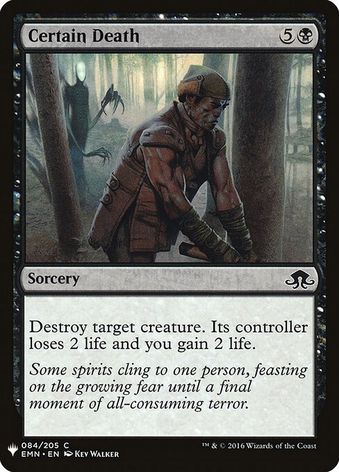 Morte Certa — The List EMN-84