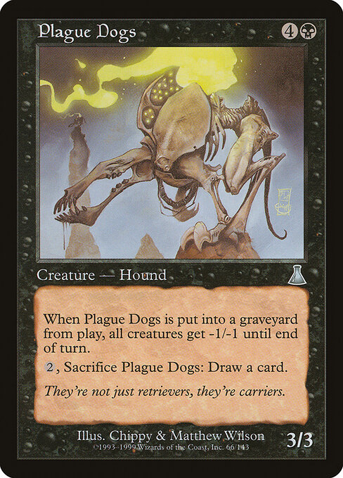 Cães Pestilentos — Urza's Destiny 66