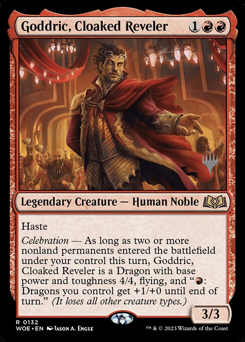 Goddric, Farrista de Capa — Wilds of Eldraine Promos 132p