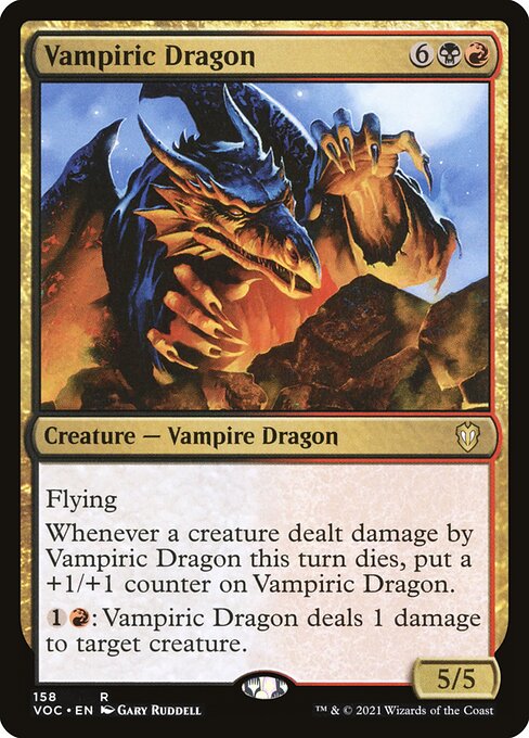 Dragão Vampírico — Crimson Vow Commander 158