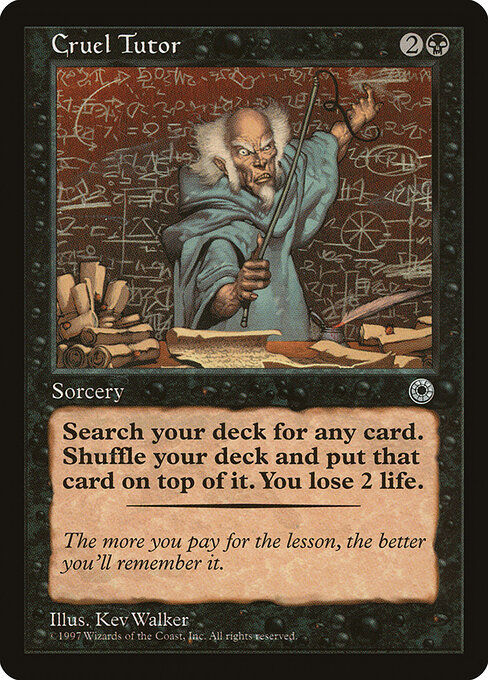 Cruel Tutor — Portal 87