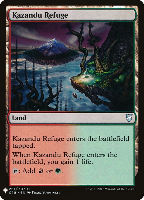 Refúgio de Kazandu — The List C18-261
