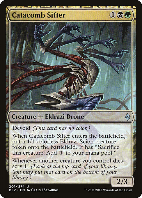 Vasculhador das Catacumbas — Battle for Zendikar 201