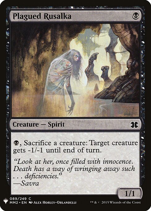 Rusalka Atormentada — The List MM2-89