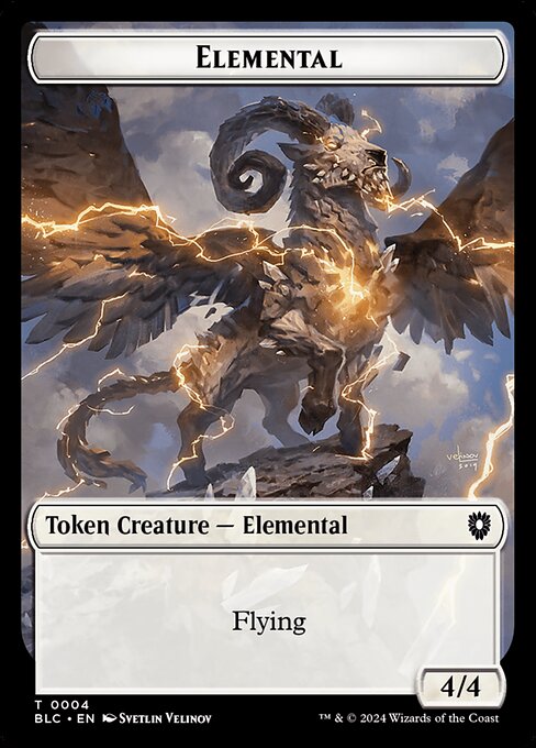 Elemental — Bloomburrow Commander Tokens 4